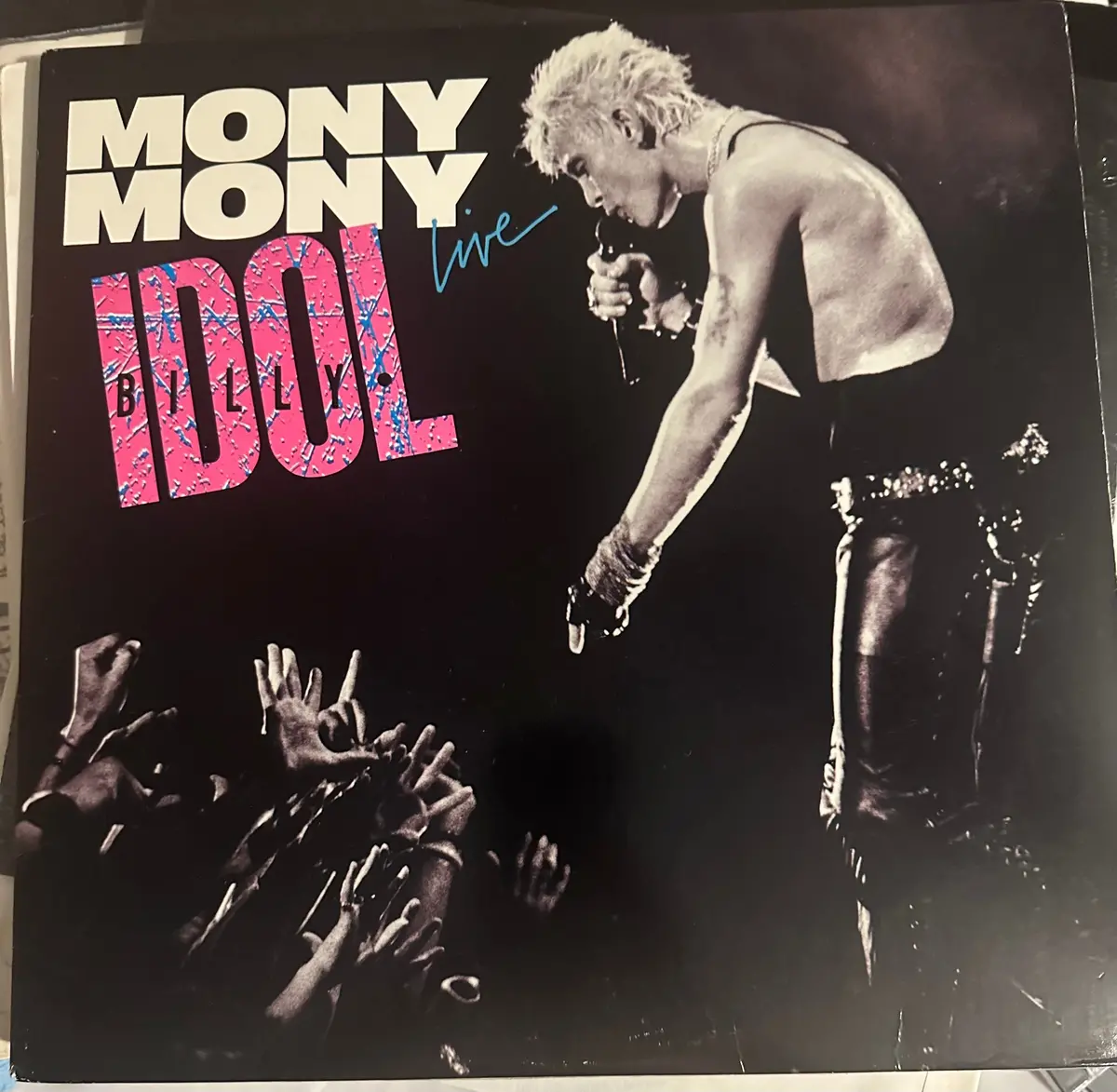 Billy Idol - Mony Mony 12" Single Lp Vinyl - Used 1
