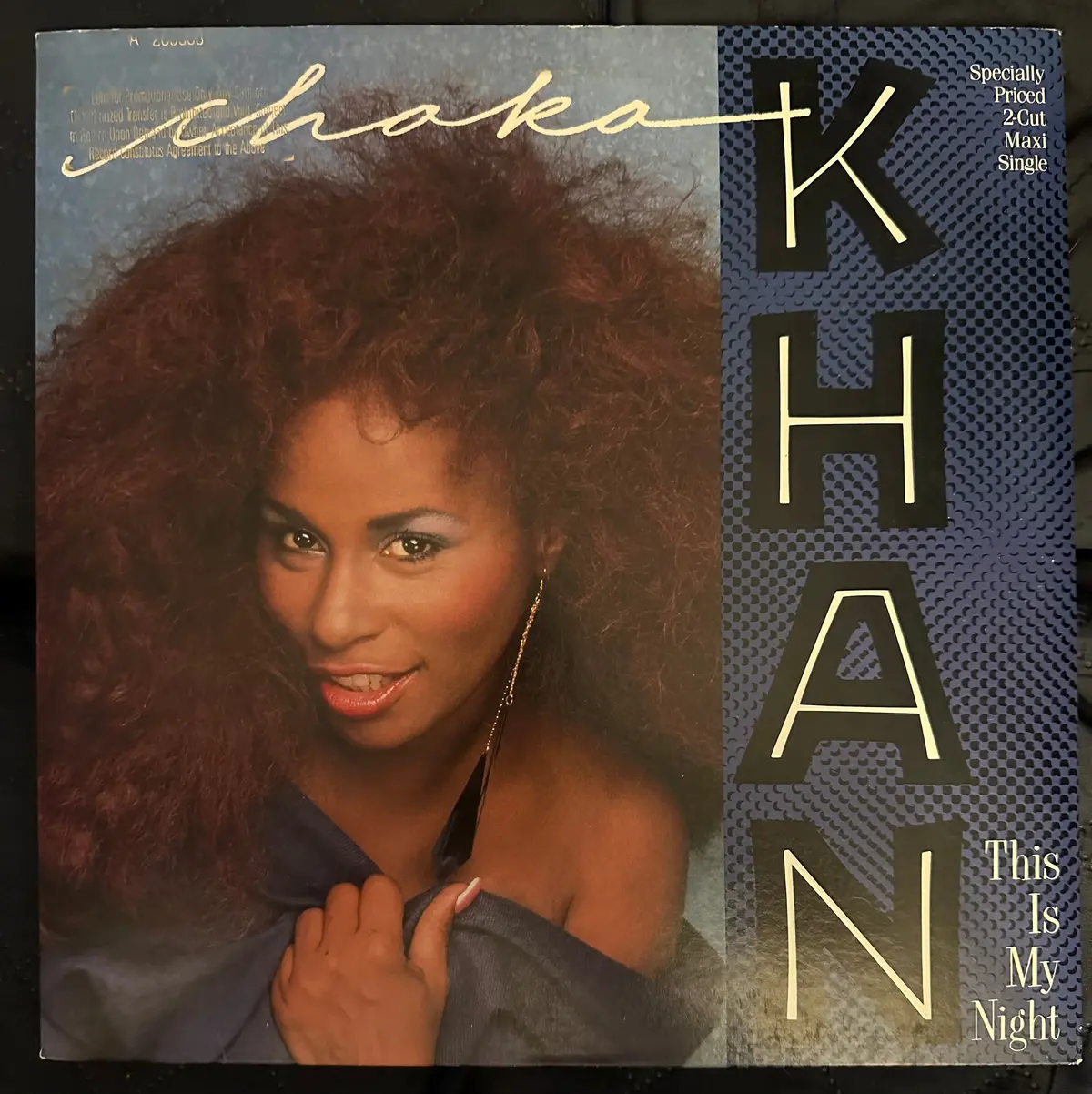 Chaka Khan - This Is My Night 12" Single Lp Vinyl - Used 1