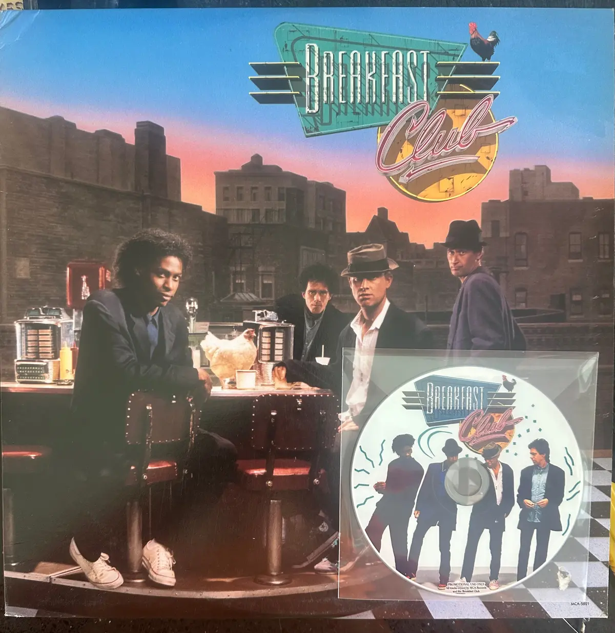 Breakfast Club - 1987 Lp Vinyl  (Used) Record + Bonus Album + Remixes On Cdr 1