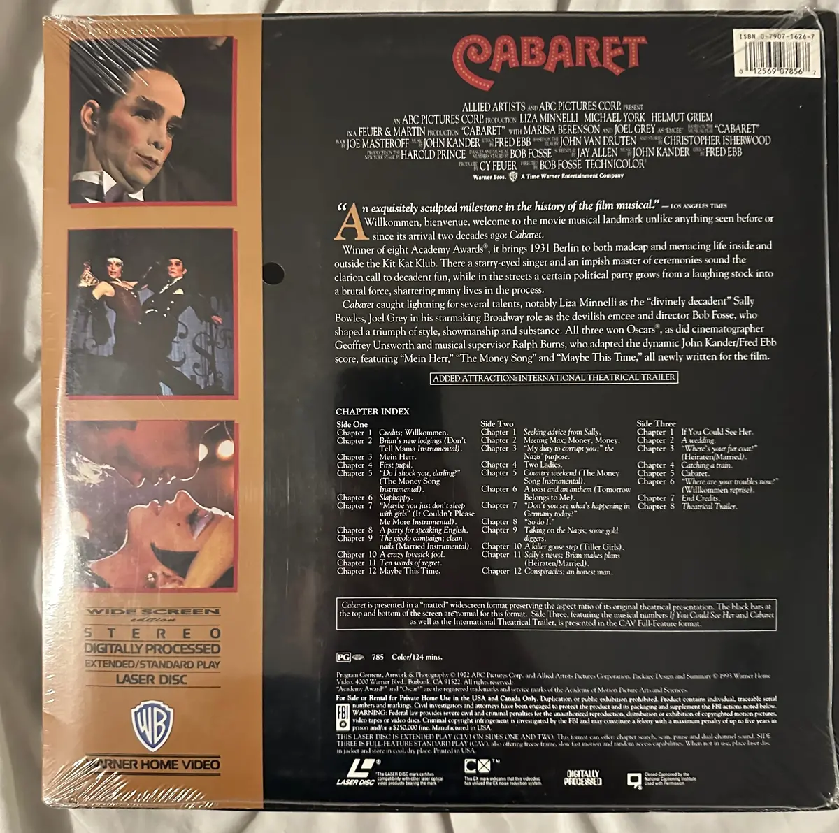 Liza Minnelli - Cabaret Laserdisc New/Sealed 2