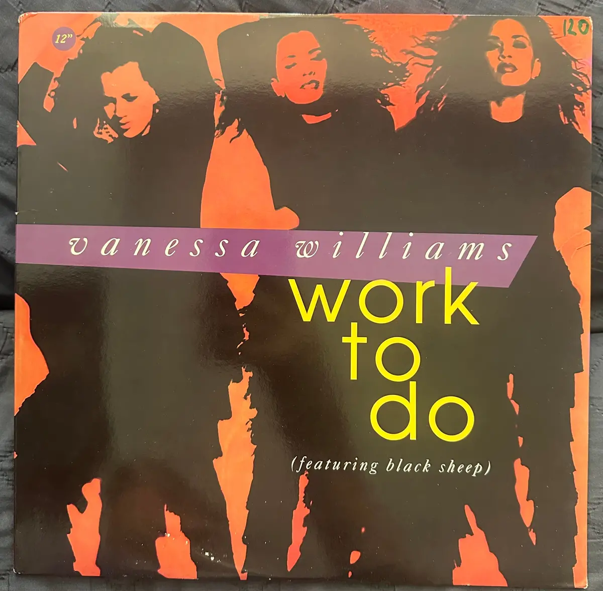 Vanessa Williams Work To Do 12" Promo Single Lp Vinyl - Used 1