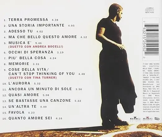 Eros Remazzotti Cd - Used 2