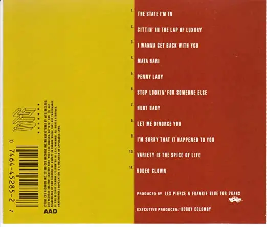 Louie Louie - The State I'm In Cd 1990 - Used 2