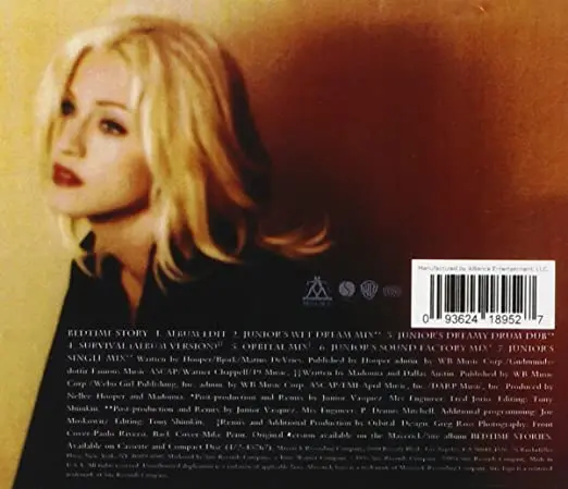 Madonna - Bedtime Story Us Maxi Cd Single (2018 Pressing) - Used 2