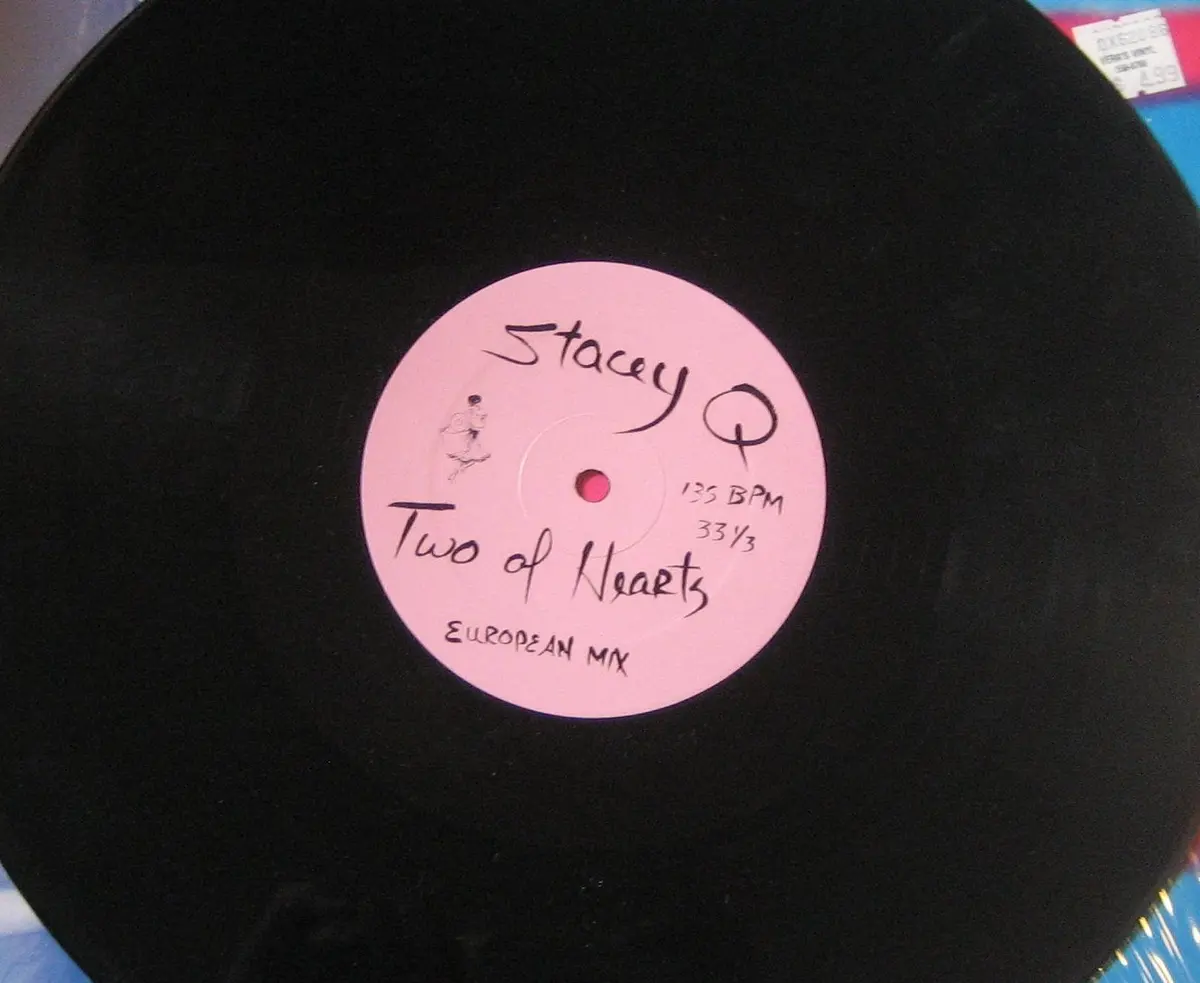 Stacey Q - Two Of Hearts 12" Promo Lp Vinyl 1986 - Used 2