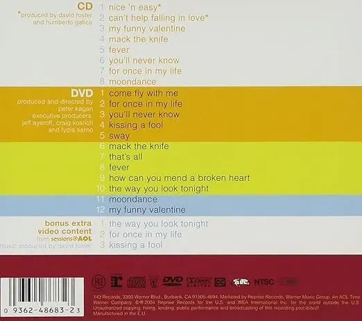 Michael Bublé - Come Fly With Me Live Cd + Dvd - New 2