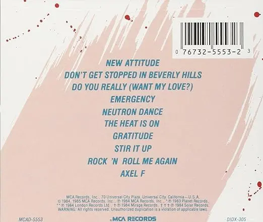Beverly Hills Cop: Music From The Motion Picture Soundtrack (Various) Cd - Used 2