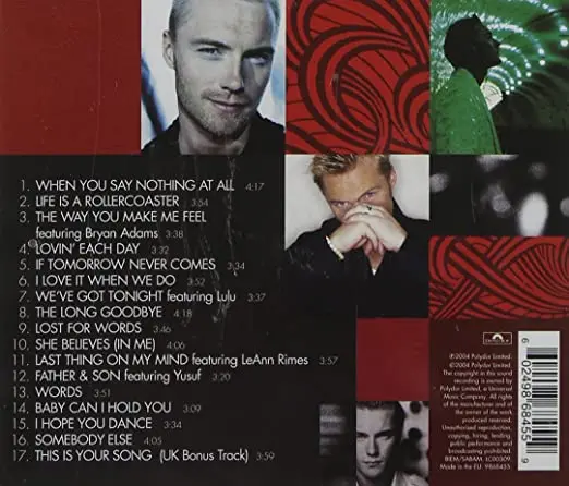 Ronan Keating - 10 Years Of Hits Cd - Used 2