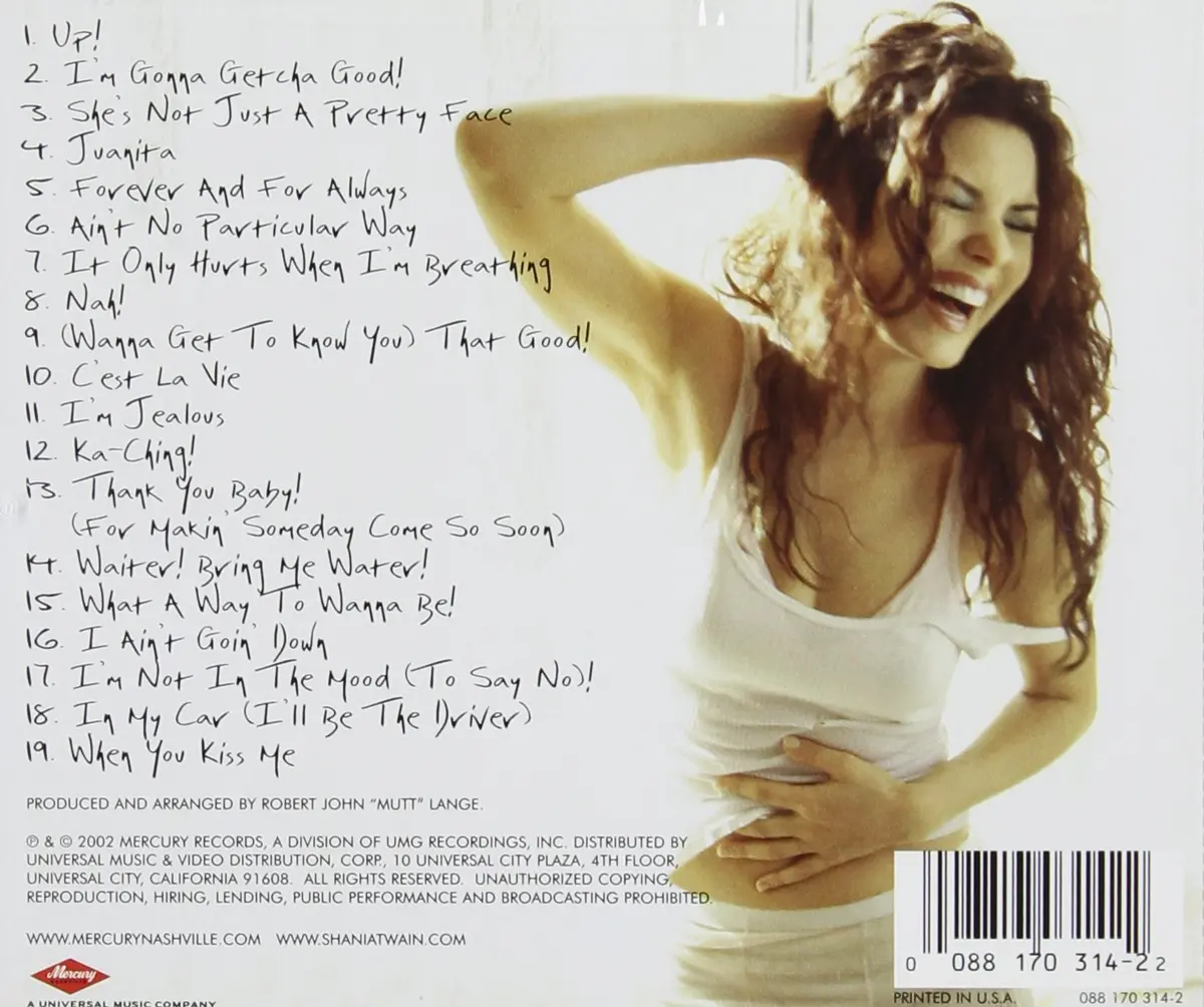 Shania Twain - Up! (2Xcd: Pop & Country Versions ) Used 2