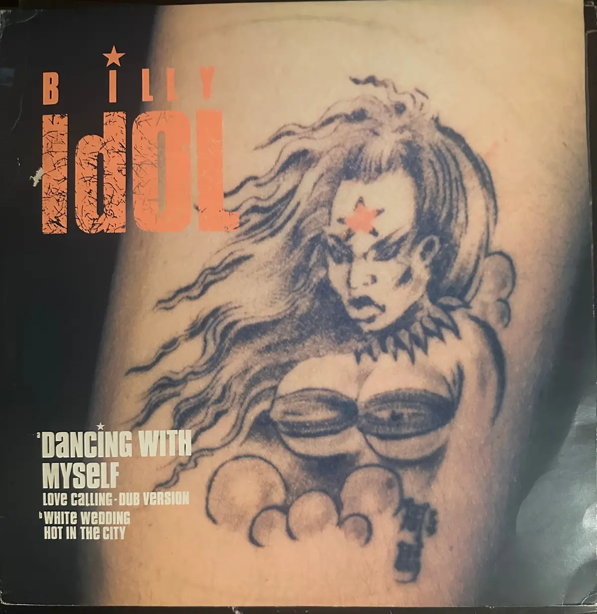 Billy Idol Dancing With Myself Import  12" Single Lp Vinyl - Used 1