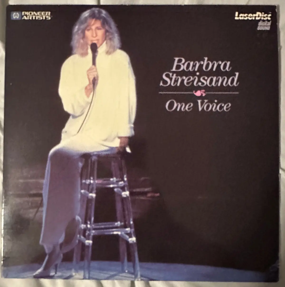 Barbra Streisand One Voice Live Laserdisc - Used 1