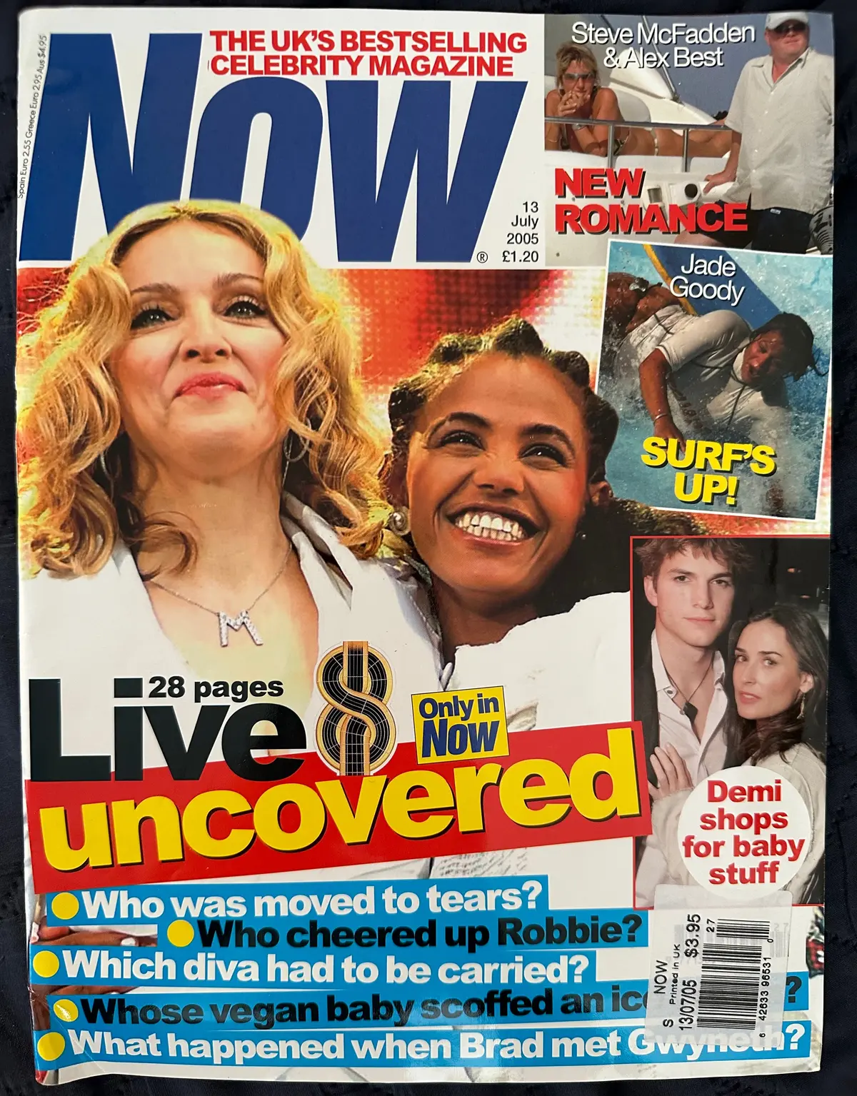 Madonna - Now -  Live 8 Uncovered Uk Magazine 2005 1
