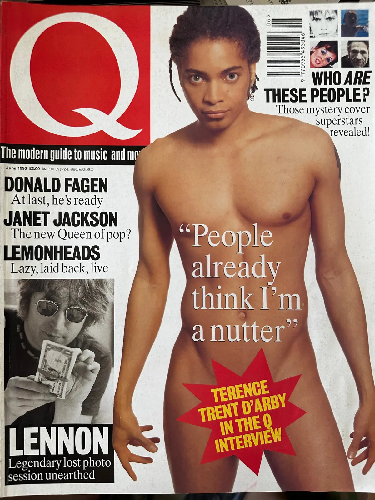 Q Magazine Terence Trent D’Arby Janet Jackson 1