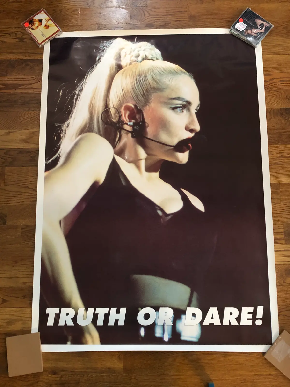 Madonna - 1991 Truth Or Dare! Large Poster - Go Bang! Rare - 38X54 1