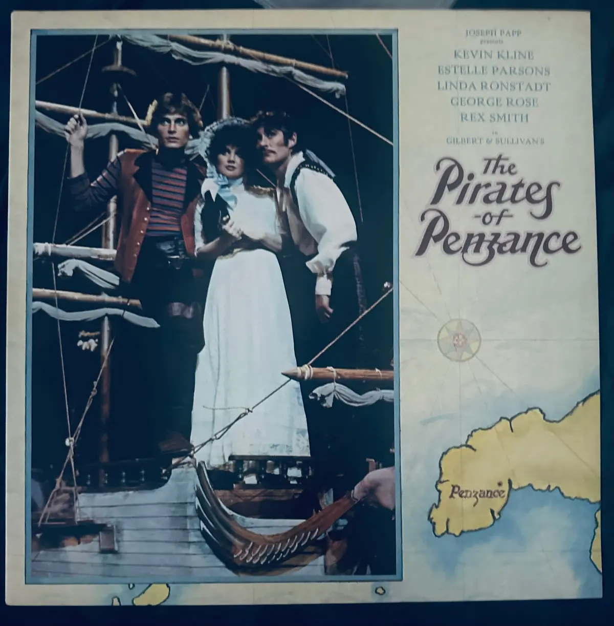 Pirates Of Penzance With Linda Ronstadt And Rex Smith And Kevin Klein Lp Vinyl Original Used 1