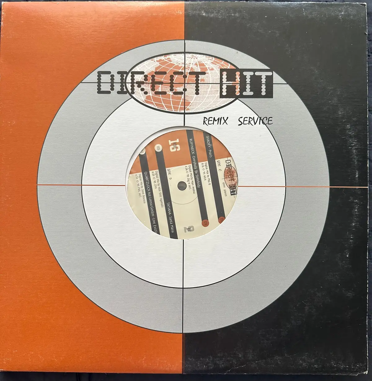 Direct Hit 12” Promo Single #16 Lp3 - Shady, Ruffneck, Tatiana, Lonnie Gordon Lp Vinyl - Used 1