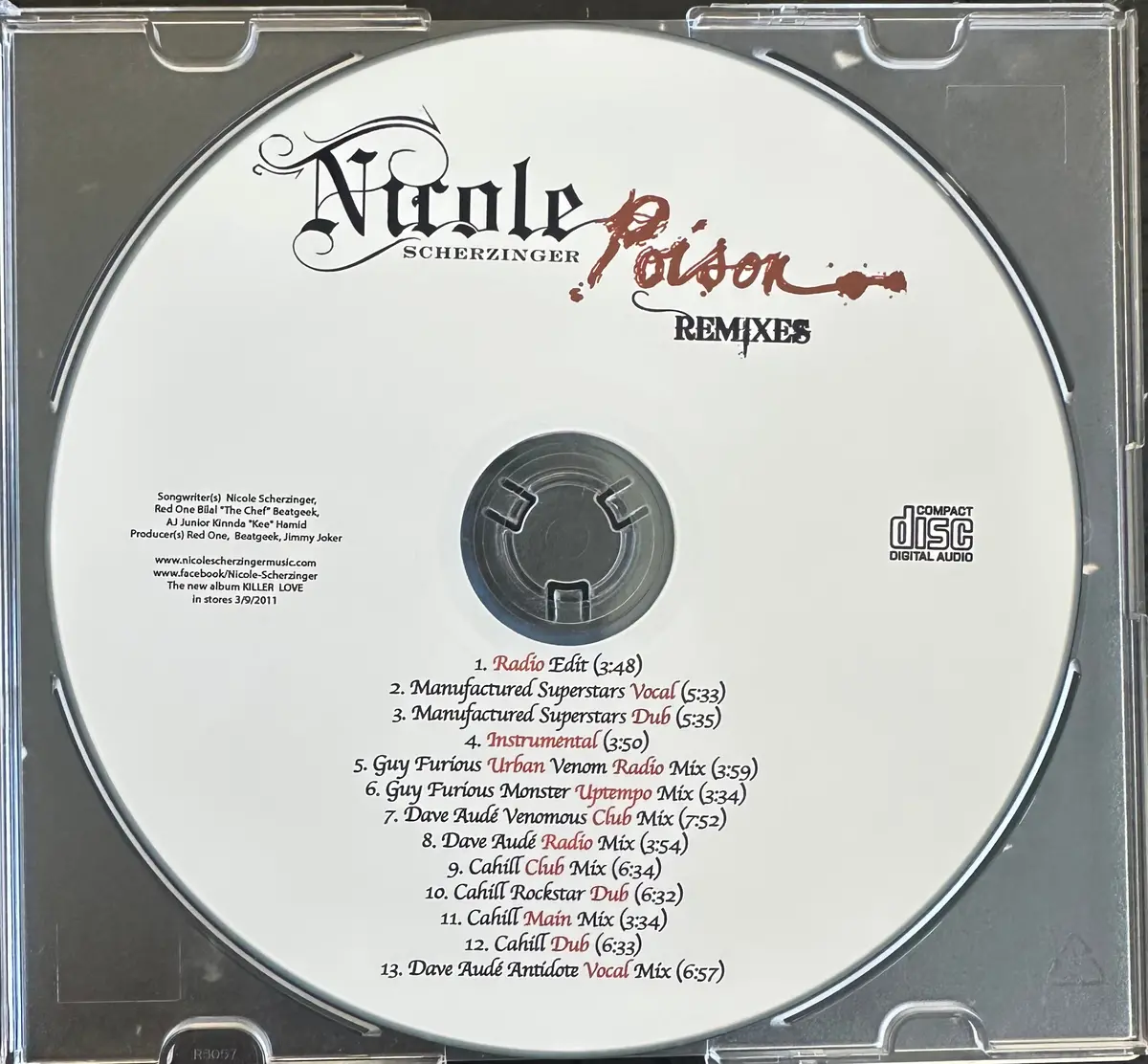 Nicole Scherzinger - Poison (Remix Ep) Cd Single 1