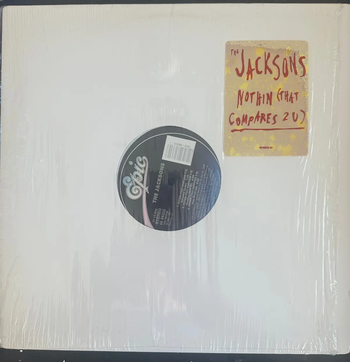The Jacksons - Nothin' That Compares 2 U (12" Single) Lp Vinyl - Used 1