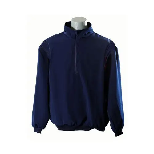 Bbs321 Solid Navy 1/2 Zip Pullover Umpire Jacket 1