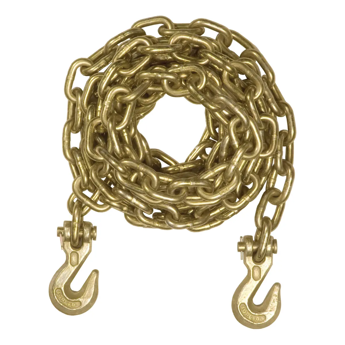 Curt 80306 16-Foot Trailer Safety Transport Tie-Down Load Binder Chain, 5/16-Inch Clevis Hooks, 18,800 Lbs. Break Strength 1