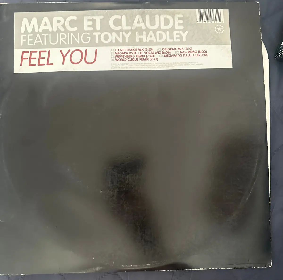 Marc Et Claude - Feel You  2X12” Single Lp Vinyl - Used 1
