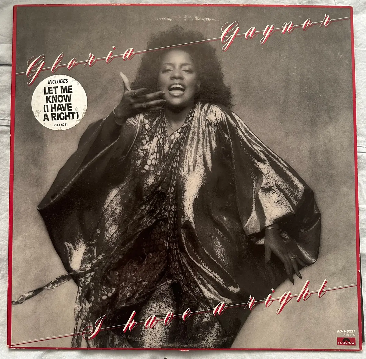 Gloria Gaynor I Have A Right Lp '79 Vinyl Used 1