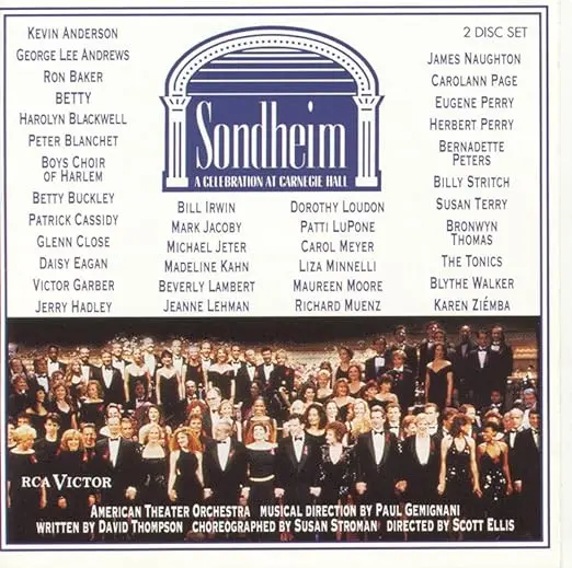 Sondheim - A Celebration At Carnegie Hall 1992 Concert Cast (Various) 2 Cd Set - Used 1