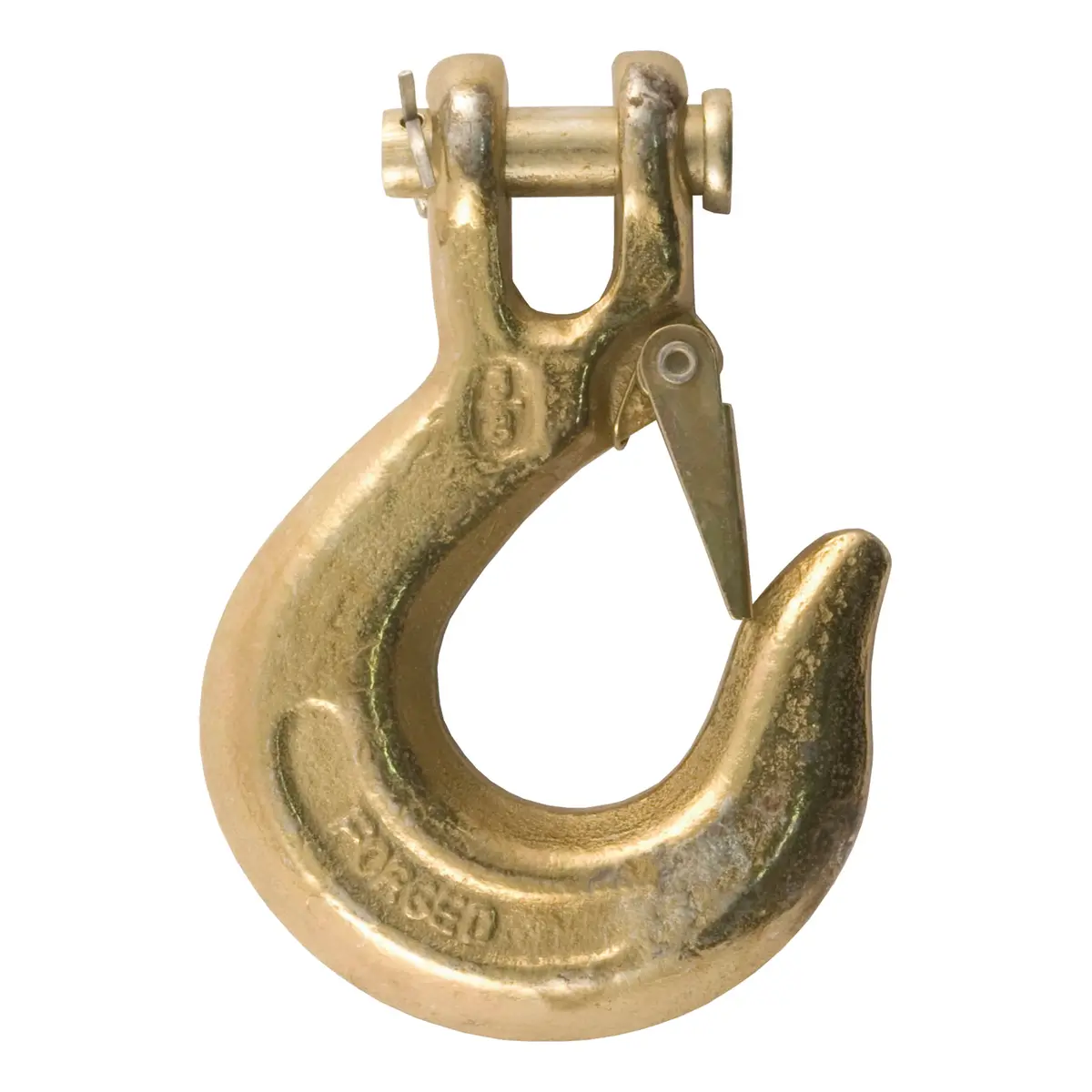 Curt 81560 3/8-Inch Forged Steel Clevis Hook With Safety Latch, 18,000 Lbs., 1-Inch Opening 1