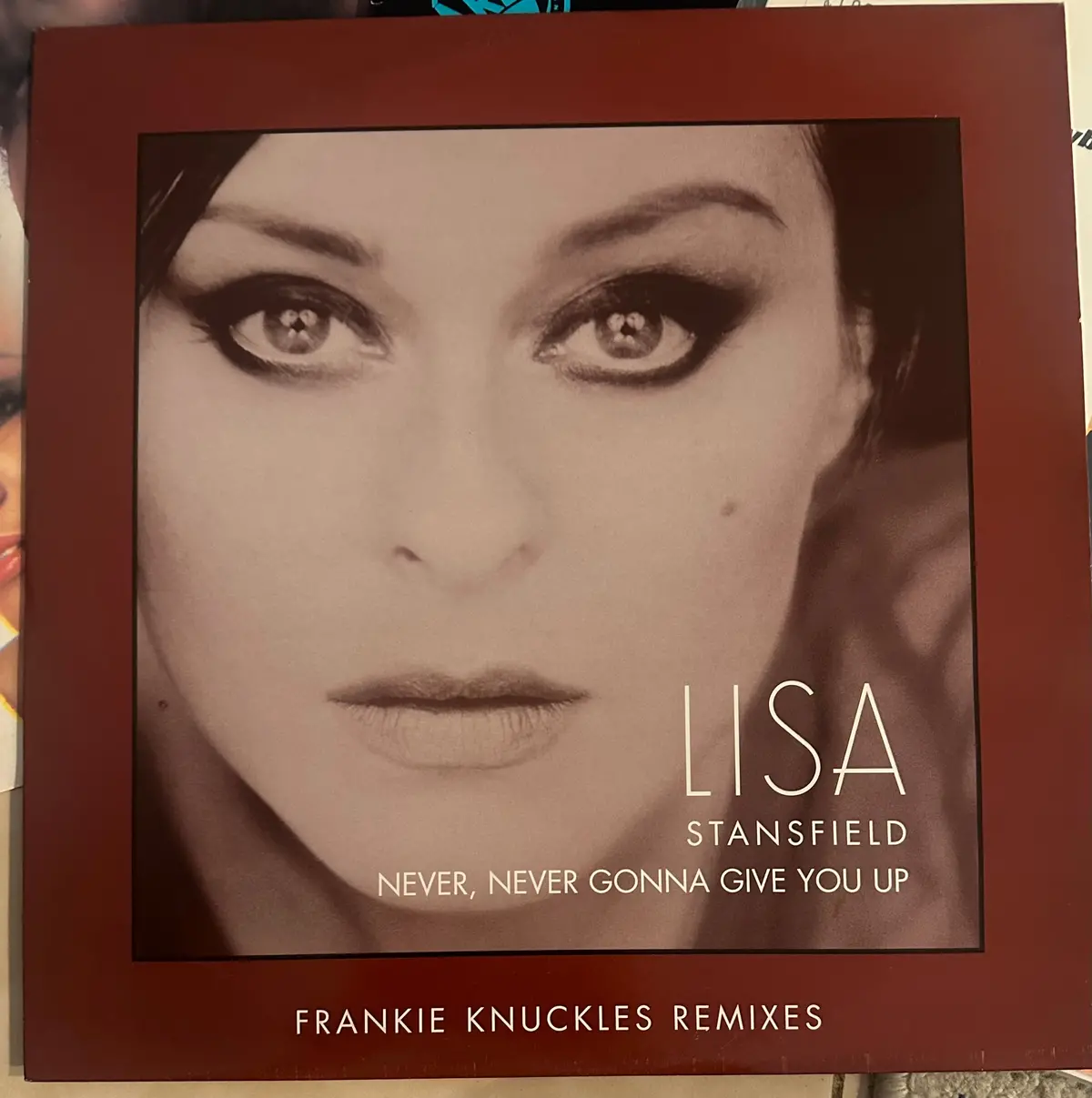 Lisa Stansfield - Never, Never Gonna Give You Up (Import) Promo 12" Single  Lp Vinyl - Used 1