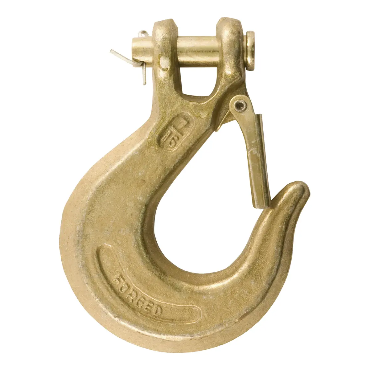 Curt 81970 7/16-Inch Forged Steel Clevis Hook With Safety Latch, 40,000 Lbs., 1-1/3-Inch Opening 1