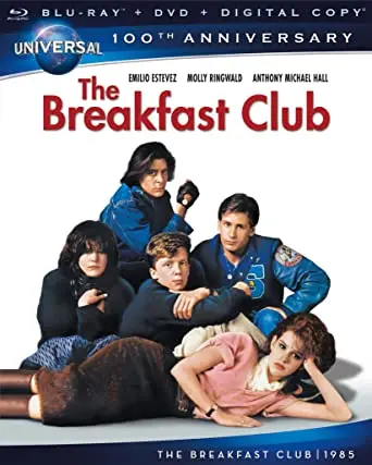The Breakfast Club [Blu-Ray + Dvd + Digital Copy] (Universal's 100Th Anniversary) New 1