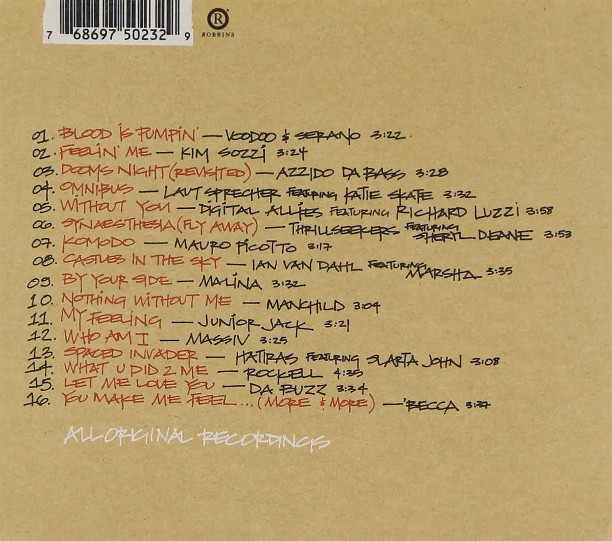 Mix Show 1 - Club Music From Nyc Underground - (Mixed By The Happy Boys) (Various) Cd - Used 2
