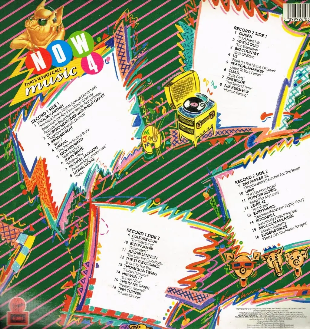 Now That's What I Call Music Vol.4 (2Xlp) Import Vinyl - Used 2