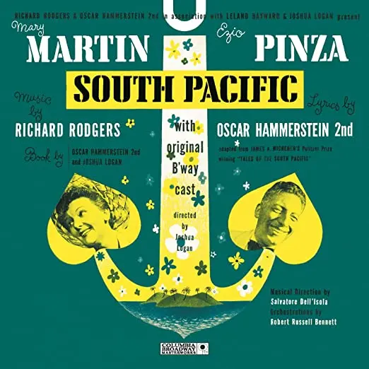 South Pacific Original 1949 Broadway Cast + 4 Bonus Tracks (Mary Martin)  Cd - Used 1