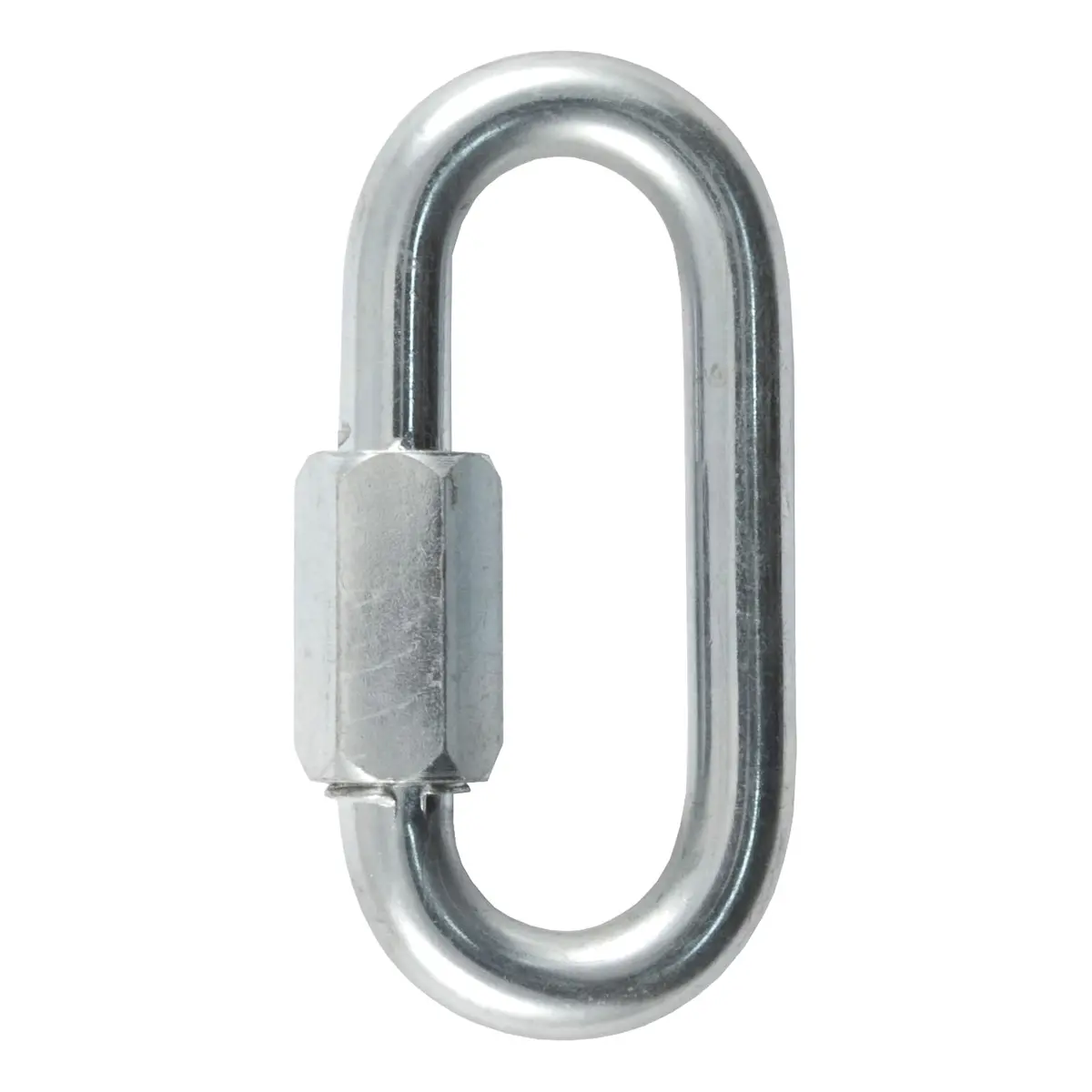 Curt 82930 Threaded Quick Link Trailer Safety Chain Hook Carabiner Clip, 3/8-Inch Diameter, 2,200 Lbs. 1