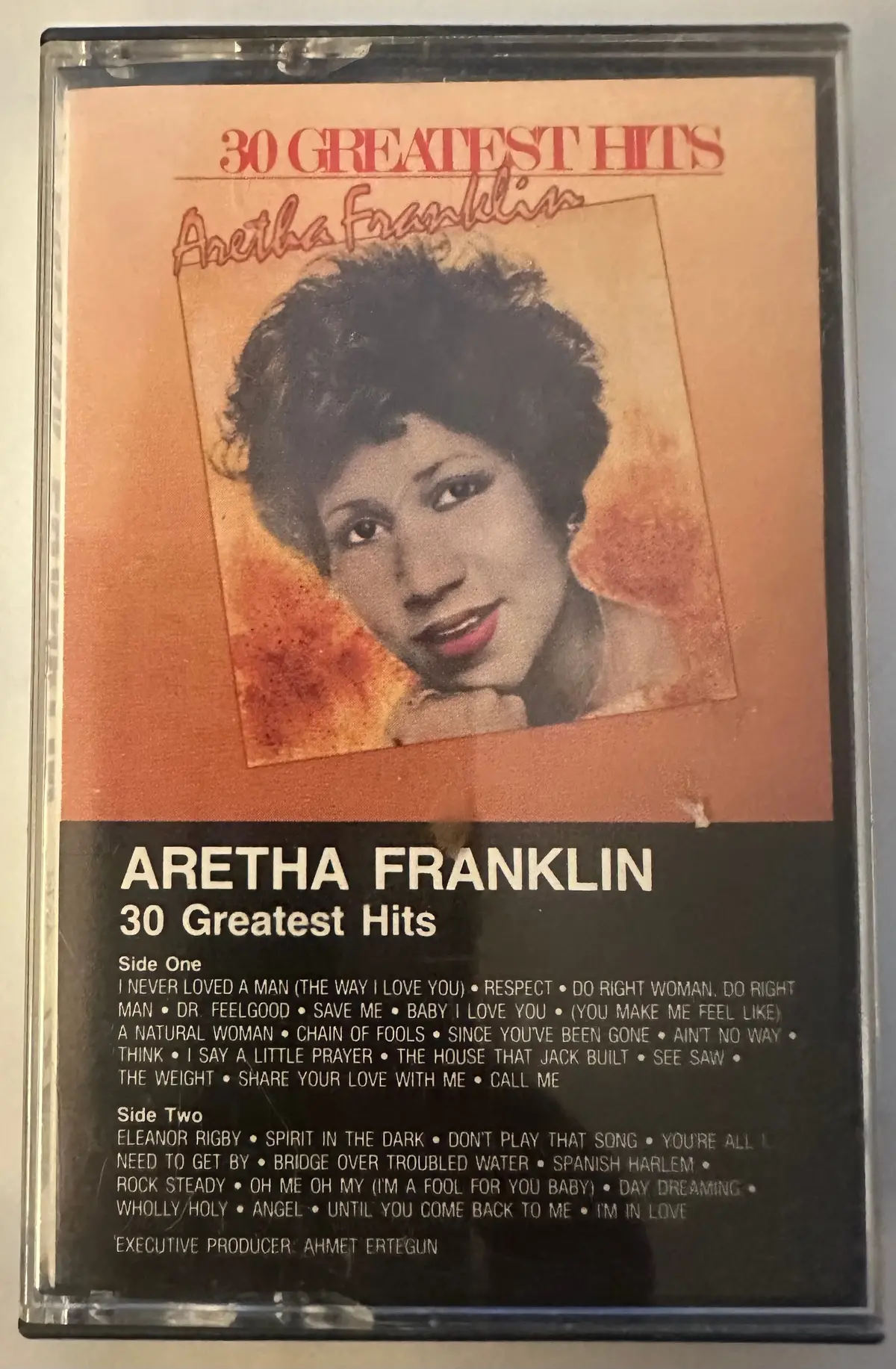 Aretha Franklin 30 Greatest Hits Cassette Tape 1
