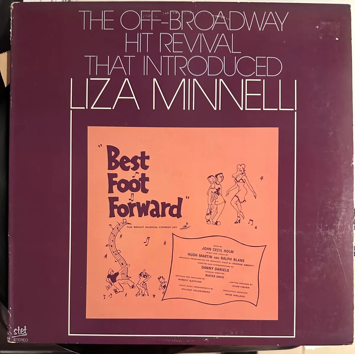 Liza Minnelli Broadway Cast Lp Vinyl "Best Foot Forward" -- Used 1