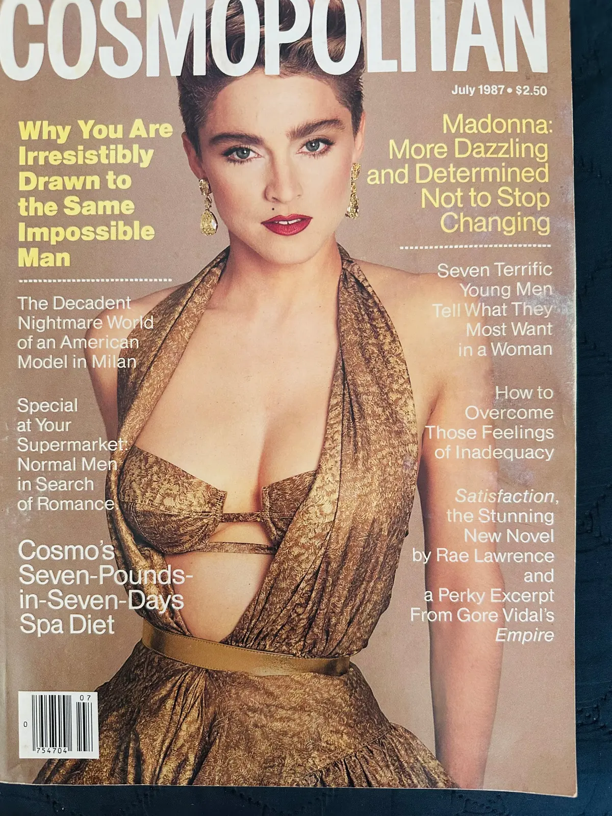 Madonna Cosmopolitan 1987 Magazine 1