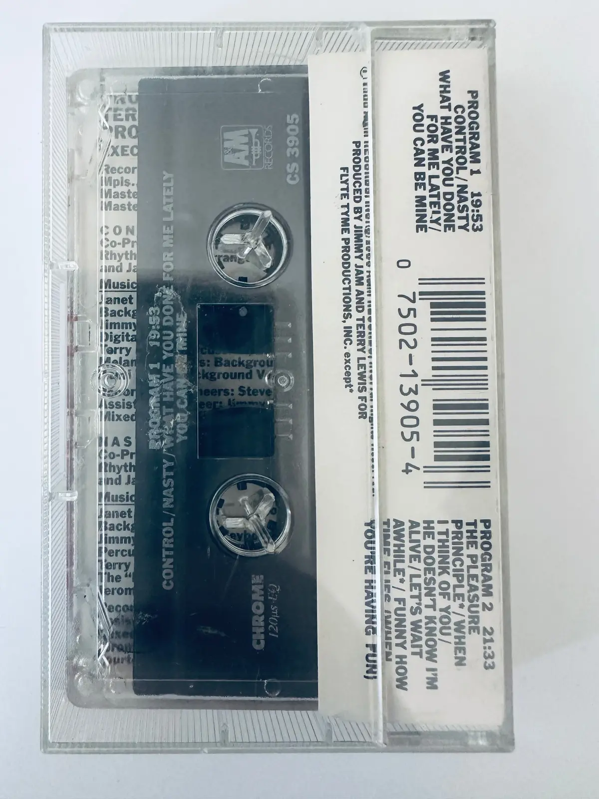 Janet Jackson Control Cassette Tape Used 2