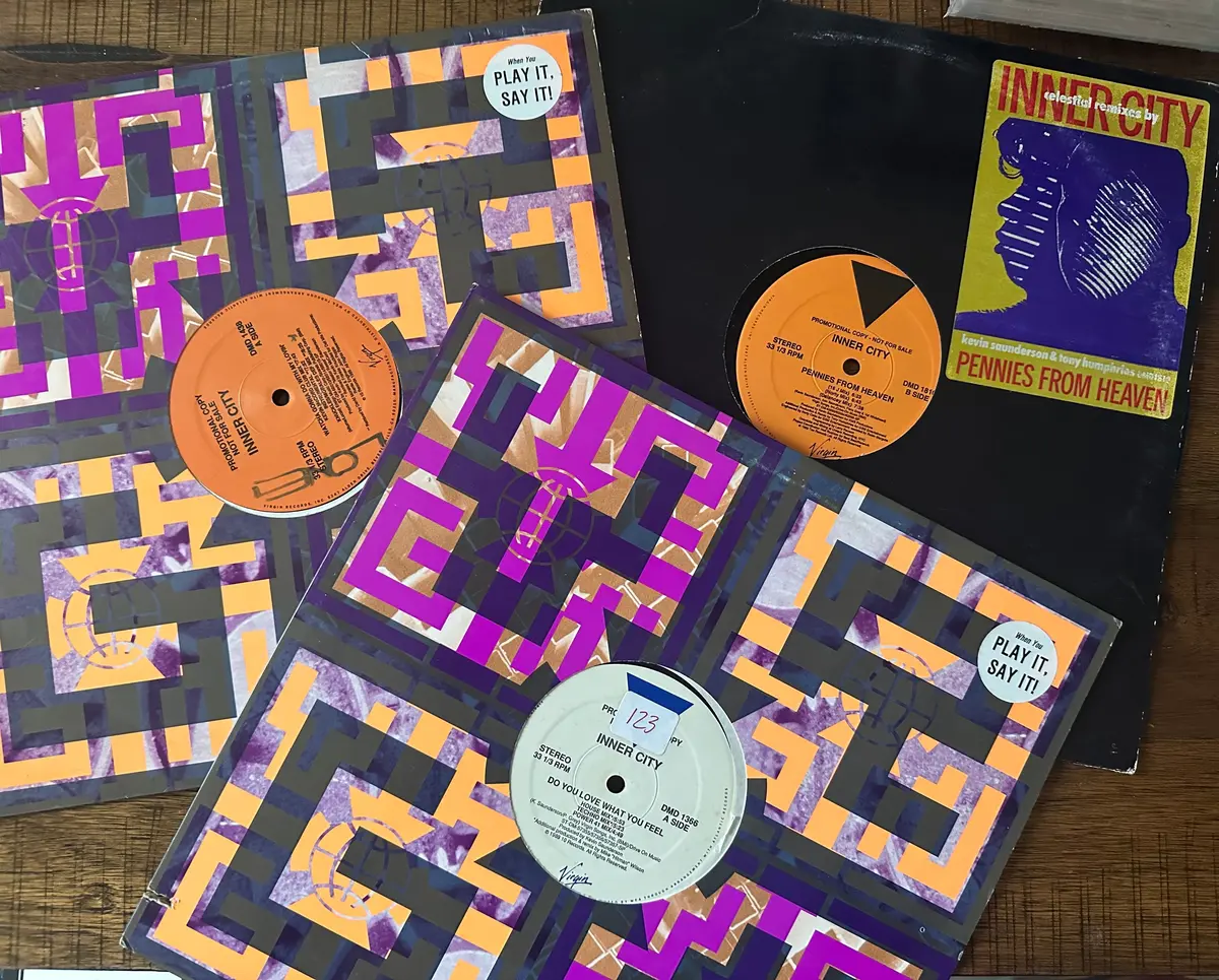 Inner City - Three Promotional 12"  Singles Lp Vinyl - Used 1