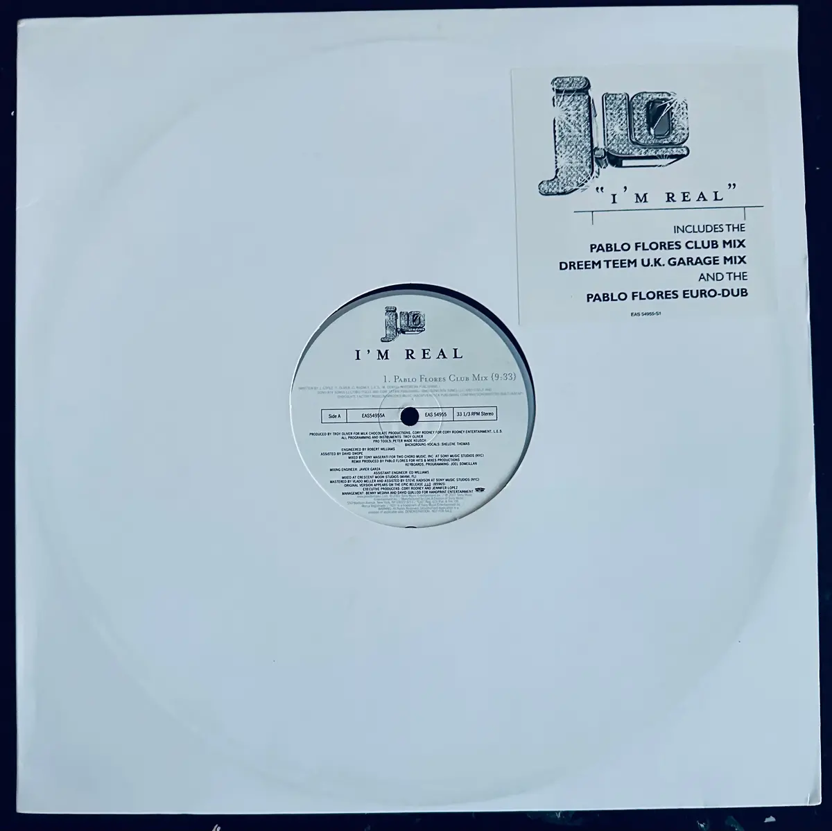 Jennifer Lopez - I'm Real 12" Single Lp Vinyl - Used 1