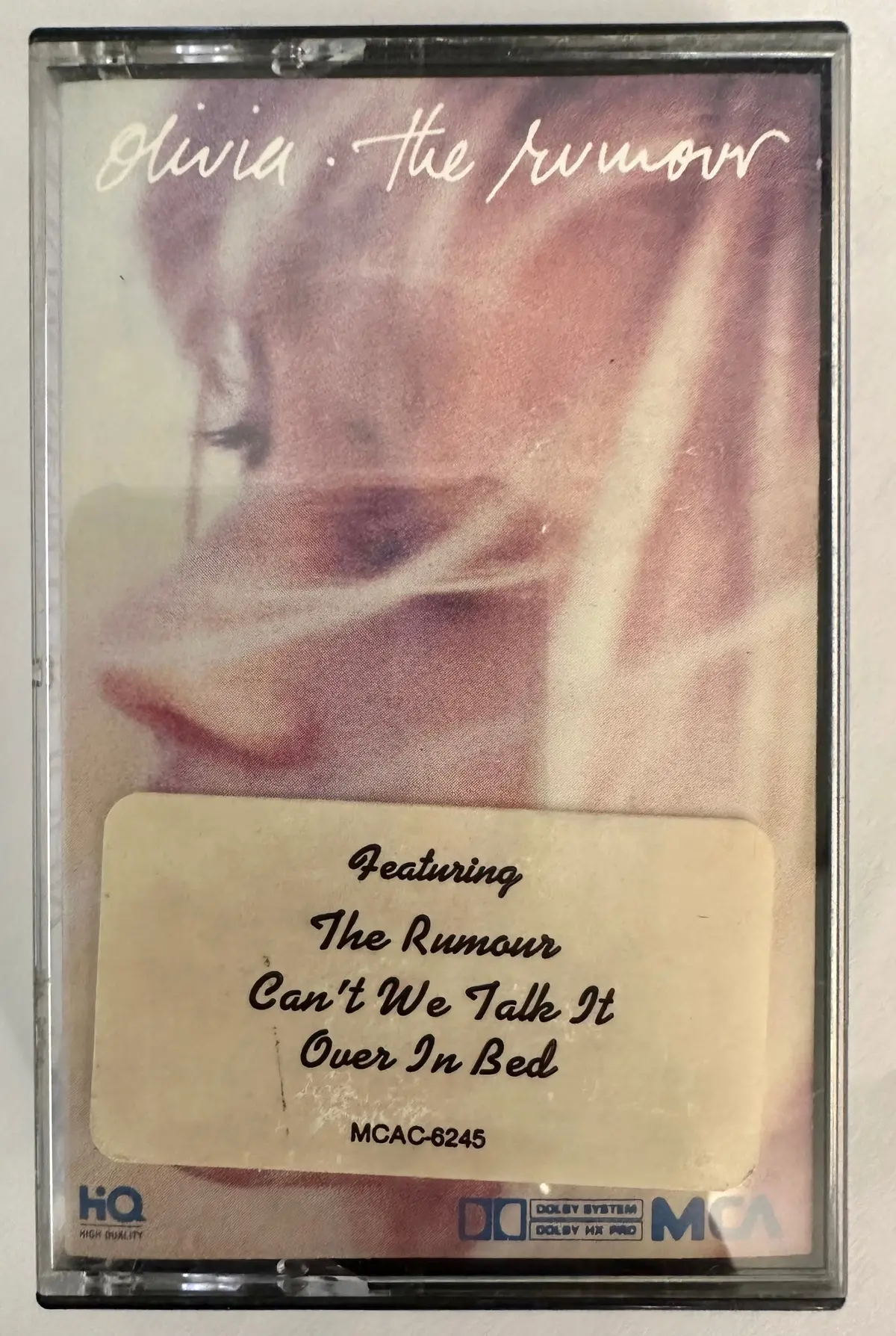 Olivia Newton-John  -- The Rumour Cassette Tape - Used 1