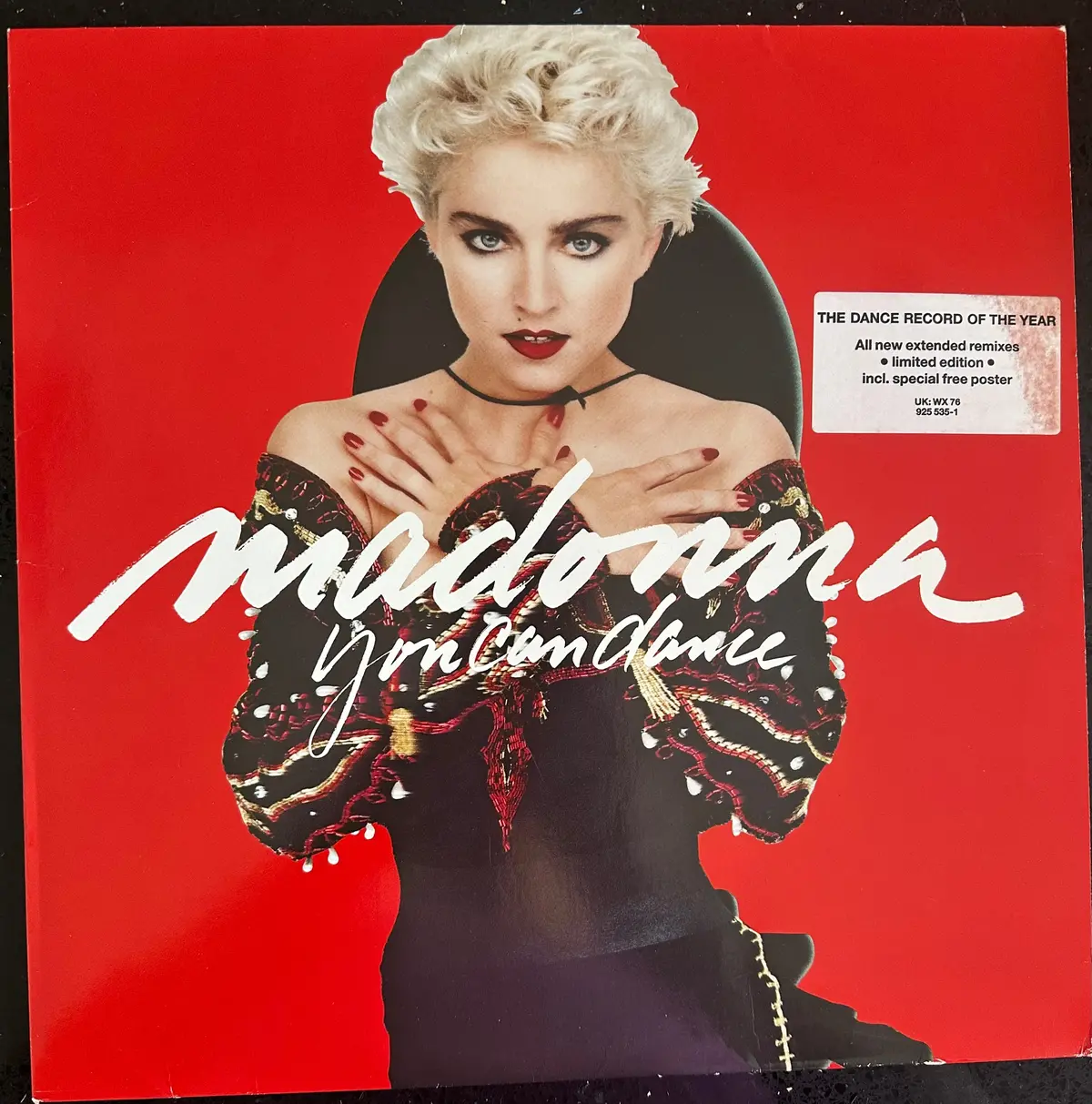 Madonna (Import) You Can Dance Original Lp  Europe Vinyl With Poster! 1