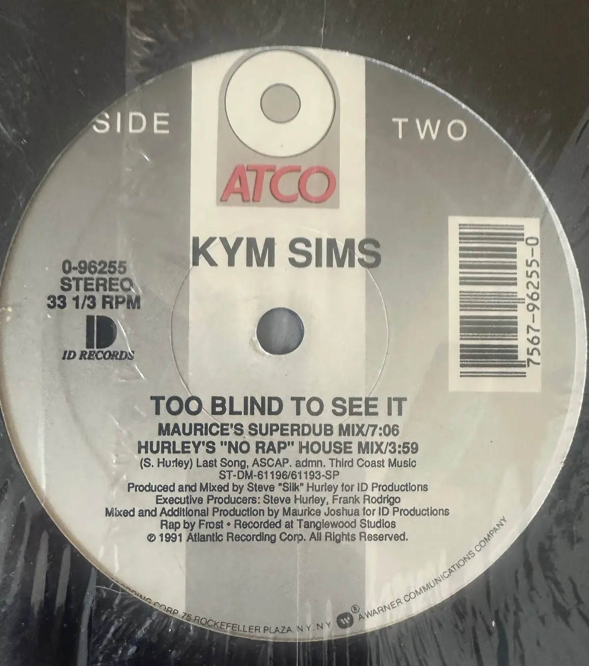 Kim Sims Two Blind To See It  12" Lp Single Remix Of Vinyl Use 1