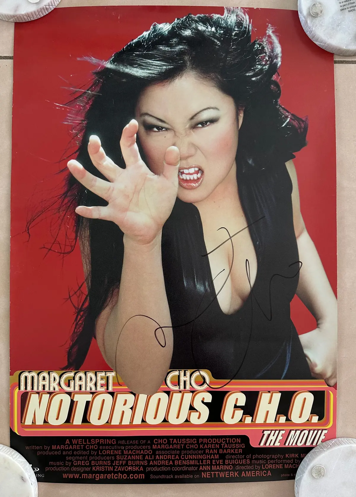 Margret Cho - Autographed Poster - Notorious C.H.O. 1