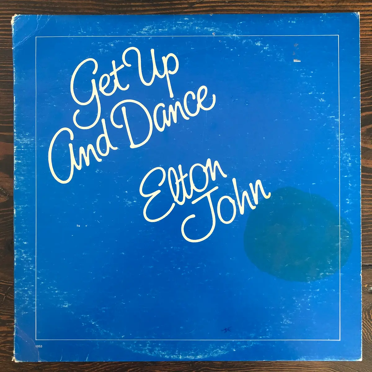 Elton John - Get Up And Dance - Promo Blue Lp Vinyl - Used 2