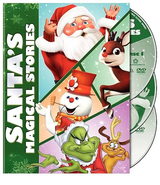 Santa's Magical Stories  3 Dvd Set - New 1