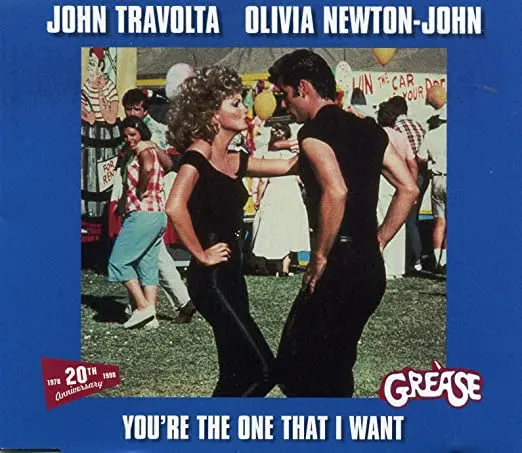 Olivia Newton-John ---- You're The One That I Want Uk Cd Single - Used 1