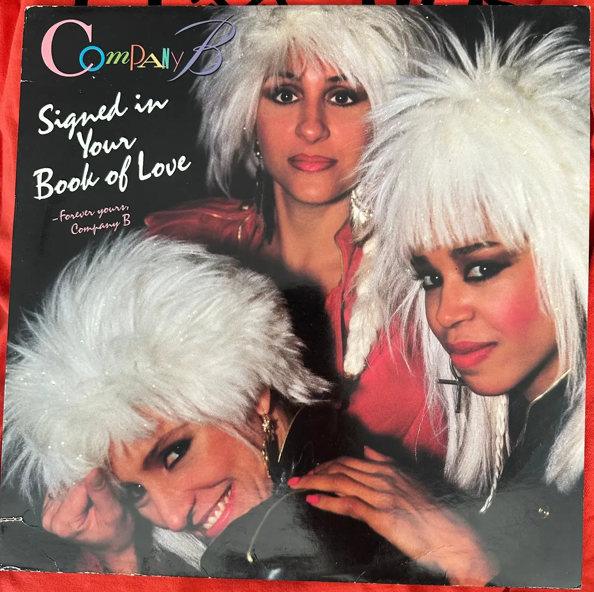 Company B - Signed In Your Book Of Love / Forever Yours 12” Single Lp Vinyl - Used 1