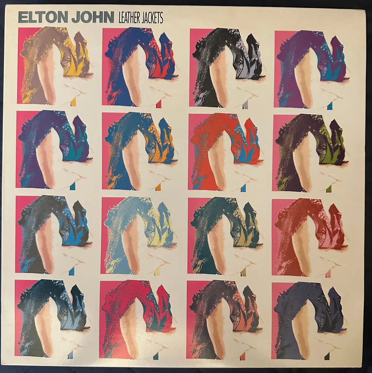 Elton John - Leather Jackets Lp Vinyl- Used 1